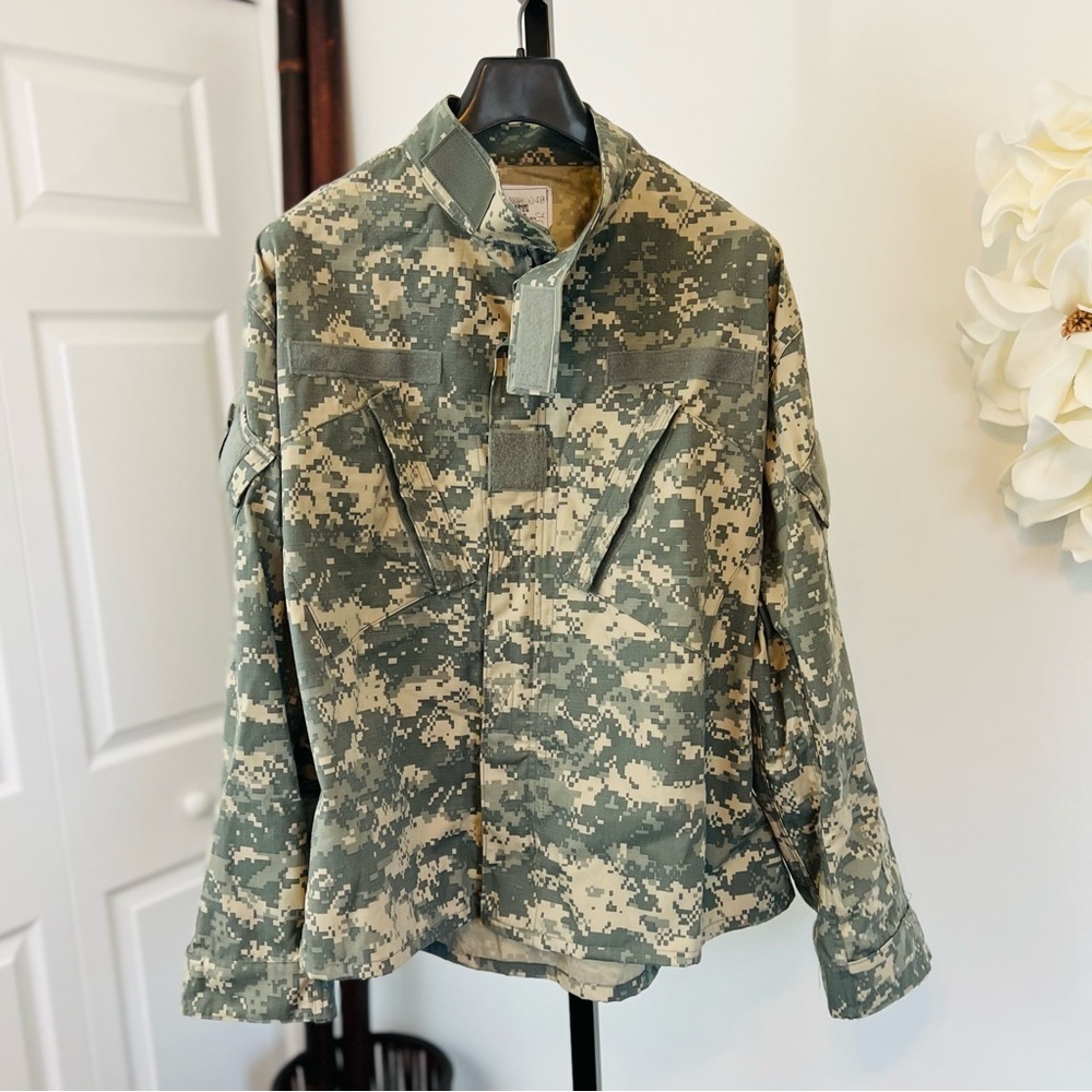 Coat Army Combat Uniform Ripstop Wind Resistant Size Large